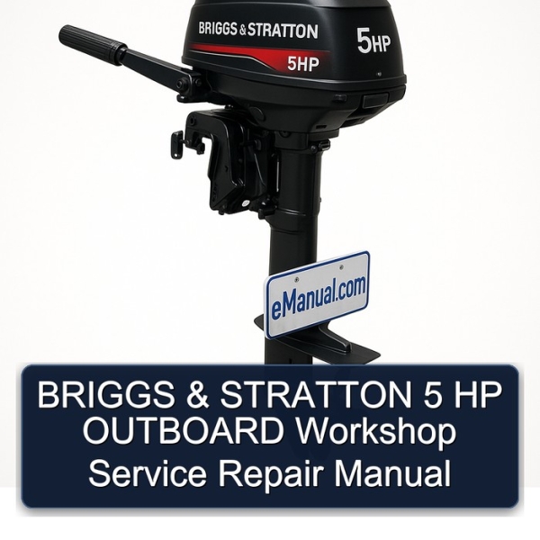 BRIGGS & STRATTON 5 HP OUTBOARD Workshop Service Repair Manual