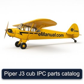 Piper J3 cub IPC parts catalog