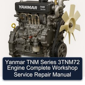 Yanmar TNM Series 3TNM72 Engine Complete Workshop Service Repair Manual