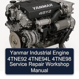 Yanmar Industrial Engine 4TNE92 4TNE94L 4TNE98 Service Repair Workshop Manual