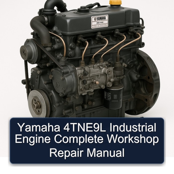 Yamaha 4TNE9L Industrial Engine Complete Workshop Repair Manual