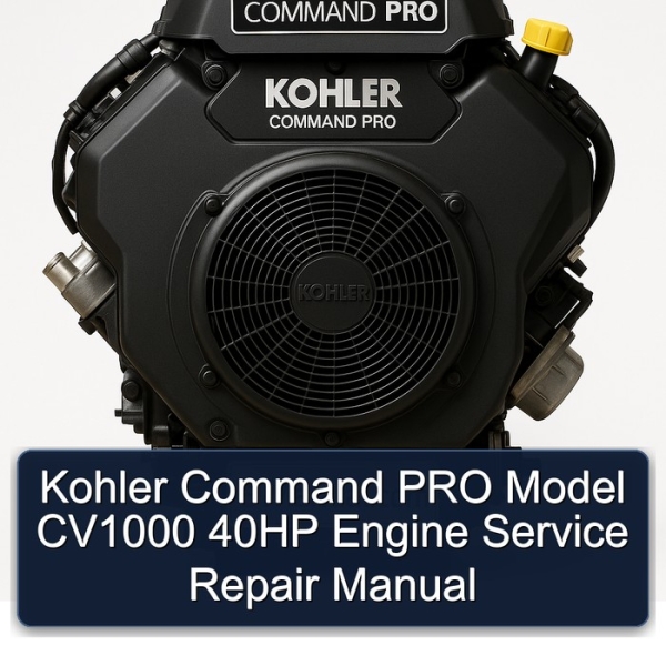 Kohler Command PRO Model CV1000 40HP Engine Service Repair Manual