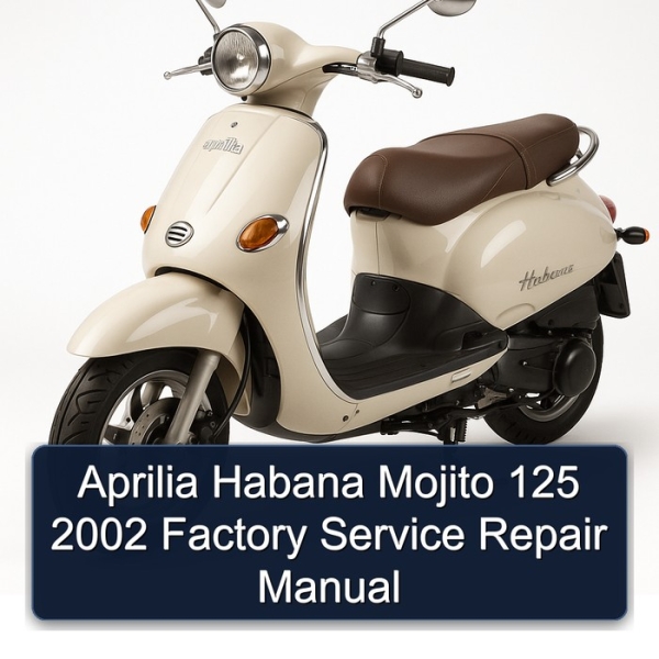 Aprilia Habana Mojito 125 2002 Factory Service Repair Manual