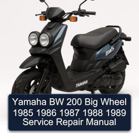 Yamaha BW 200 Big Wheel 1985 1986 1987 1988 1989 Service Repair Manual
