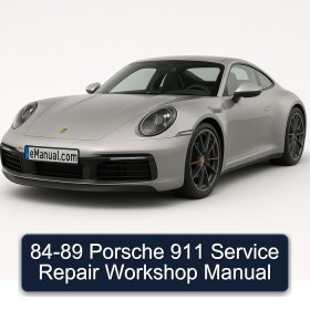 84-89 Porsche 911 Service Repair Workshop Manual