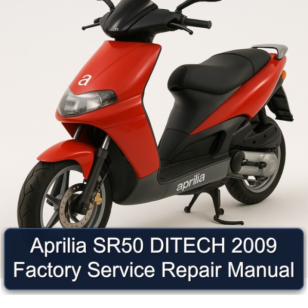 Aprilia SR50 DITECH 2009 Factory Service Repair Manual