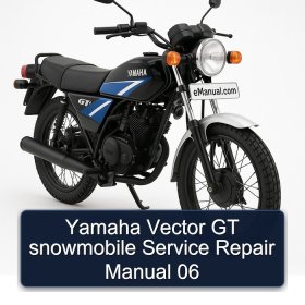 Yamaha Vector GT snowmobile Service Repair Manual 06