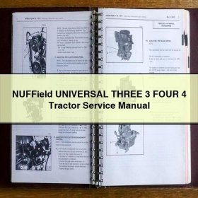 NUFField UNIVERSAL THREE 3 FOUR 4 Tractor Service Repair Manual