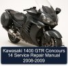 Kawasaki 1400 GTR Concours 14 Service Repair Manual 2008-2009
