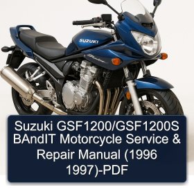 Suzuki GSF1200/GSF1200S BAndIT Motorcycle Service & Repair Manual (1996 1997)-PDF