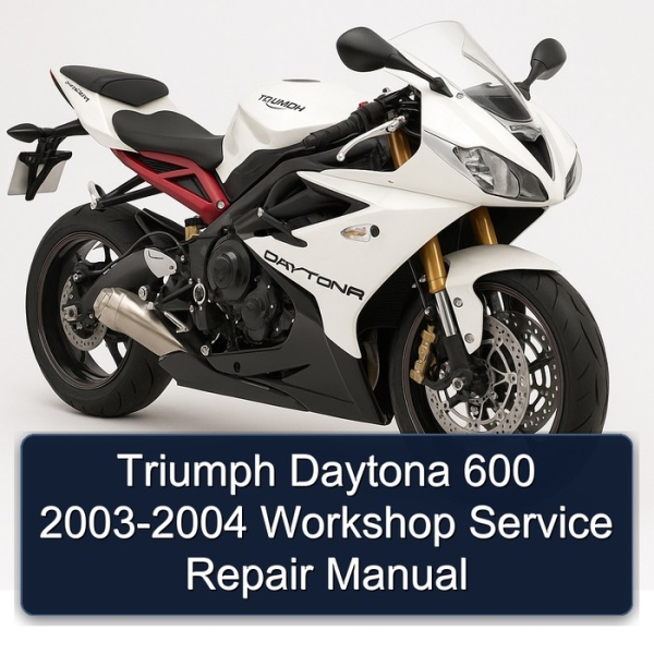 Triumph Daytona 600 2003-2004 Workshop Service Repair Manual