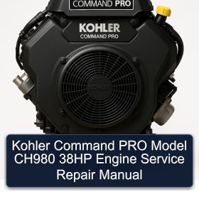 Kohler Command PRO CH980 38 PS Motor Service- und Reparaturhandbuch
