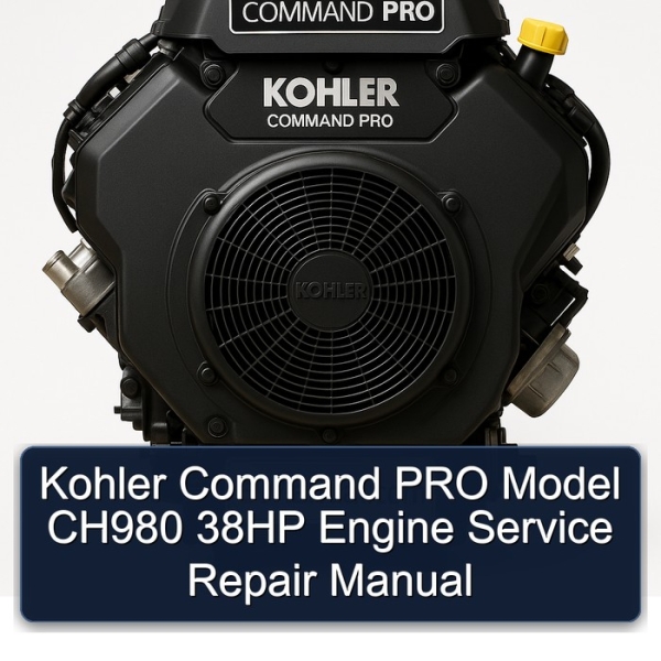 Kohler Command PRO Model CH980 38HP Engine Service Repair Manual