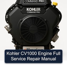 Kohler CV1000 Motor - Reparaturhandbuch