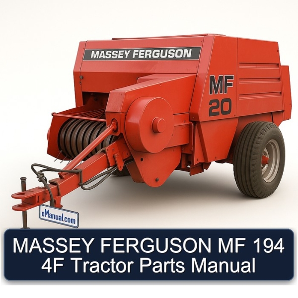 MASSEY FERGUSON MF 194 4F Tractor Parts Manual