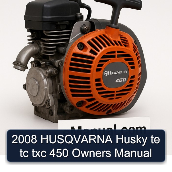 2008 HUSQVARNA Husky te tc txc 450 Owners Manual