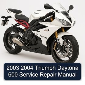 2003 2004 Triumph Daytona 600 Service Repair Manual
