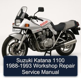Suzuki Katana 1100 1988-1993 Workshop Repair Service Manual