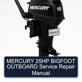 MERCURY 25HP BIGFOOT OUTBOARD Service Repair Manual