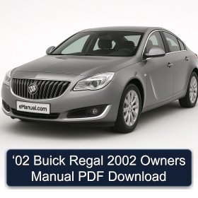 ‘02 Buick Regal 2002 Owners Manual PDF Download