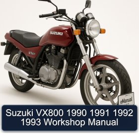 Suzuki VX800 1990 1991 1992 1993 Workshop Manual