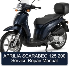 APRILIA SCARABEO 125 200 Service Repair Manual