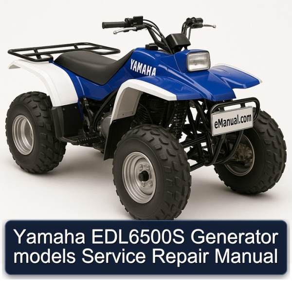 Yamaha EDL6500S Generator models Service Repair Manual