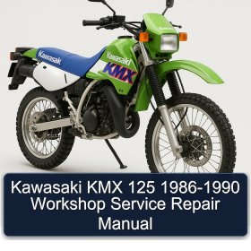 Kawasaki KMX 125 1986-1990 Workshop Service Repair Manual