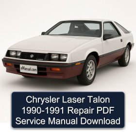Chrysler Laser Talon 1990-1991 Repair PDF Service Manual Download