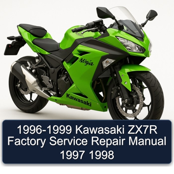 1996-1999 Kawasaki ZX7R Factory Service Repair Manual 1997 1998