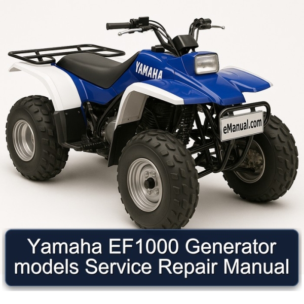 Yamaha EF1000 Generator models Service Repair Manual