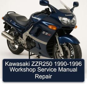 Kawasaki ZZR250 1990-1996 Workshop Service Manual Repair