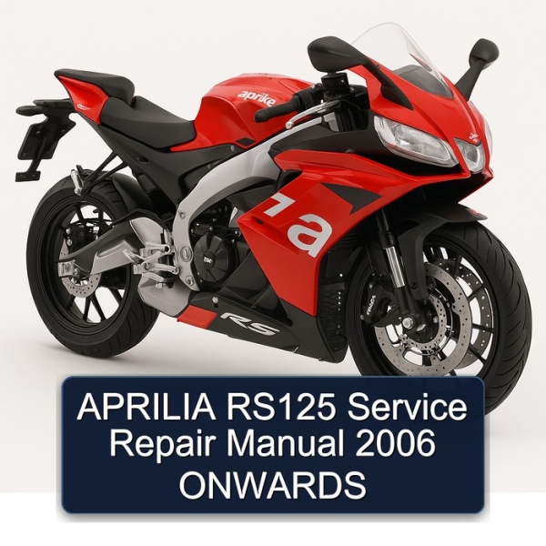 APRILIA RS125 Service Repair Manual 2006 ONWARDS