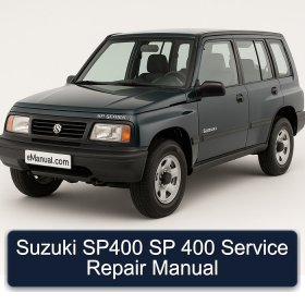 Suzuki SP400 SP 400 Service Repair Manual