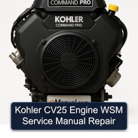 Kohler CV25 Engine WSM Service Manual Repair