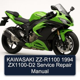KAWASAKI ZZ-R1100 1994 ZX1100-D2 Service Repair Manual