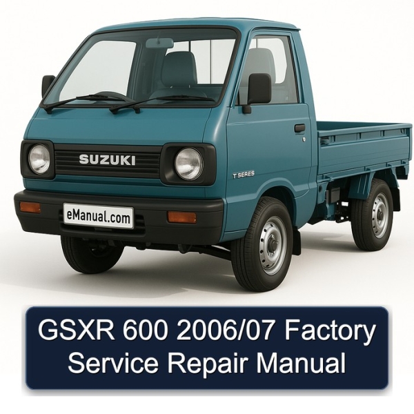 GSXR 600 2006/07 Factory Service Repair Manual
