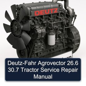 Deutz-Fahr Agrovector 26.6 30.7 Tractor Service Repair Manual