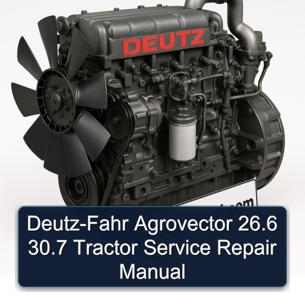 Deutz-Fahr Agrovector 26.6 30.7 Tractor Service Repair Manual