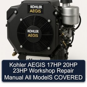 Kohler AEGIS 17HP 20HP 23HP Workshop Repair Manual All ModelS COVERED