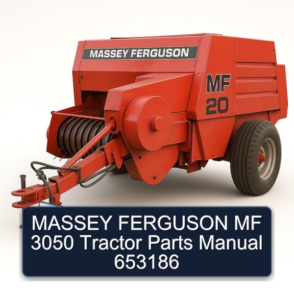 MASSEY FERGUSON MF 3050 Tractor Parts Manual 653186