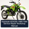 Kawasaki KDX200 1989-1994 Service Repair Workshop Manual