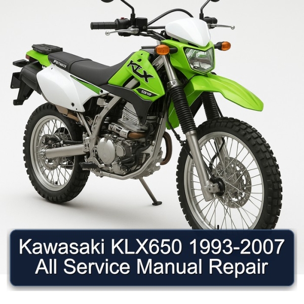 Kawasaki KLX650 1993-2007 All Service Manual Repair