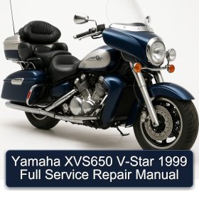 Yamaha XVS650 V-Star 1999 Full Service Repair Manual