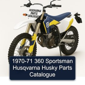 1970-71 360 Sportsman Husqvarna Husky Parts Catalogue