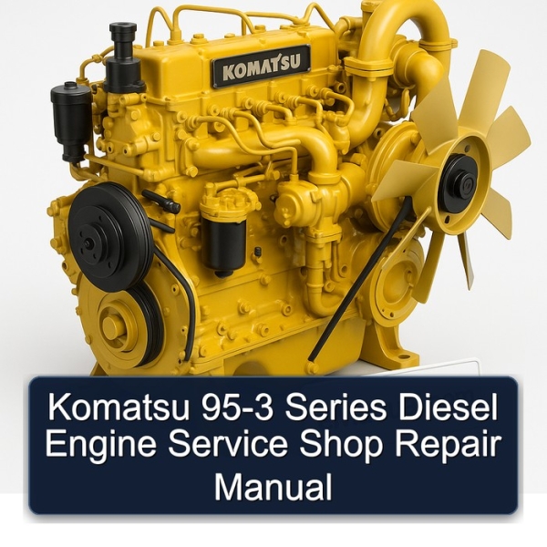 Komatsu 95-3 Series Diesel Engine Service Shop Repair Manual