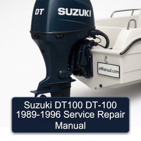 Suzuki DT100 DT-100 1989-1996 Service Repair Manual