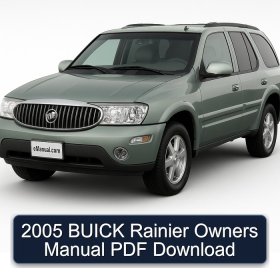 2005 BUICK Rainier Owners Manual PDF Download