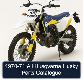1970-71 All Husqvarna Husky Parts Catalogue