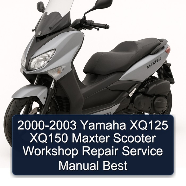 2000-2003 Yamaha XQ125 XQ150 Maxter Scooter Workshop Repair Service Manual Best